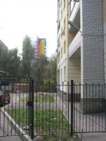 Четвертый светильник дома 58а над калиткой