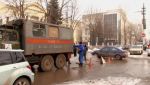 Авария на тепломагистрали на перекрестке ул.Железнодорожной и ул.Б.Казачьей