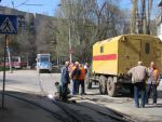 20140428-001 - сварка рельсов у диспетчерской трамваев 9 и 10