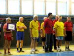 Ветераны спорта перед церемонией открытия клуба 